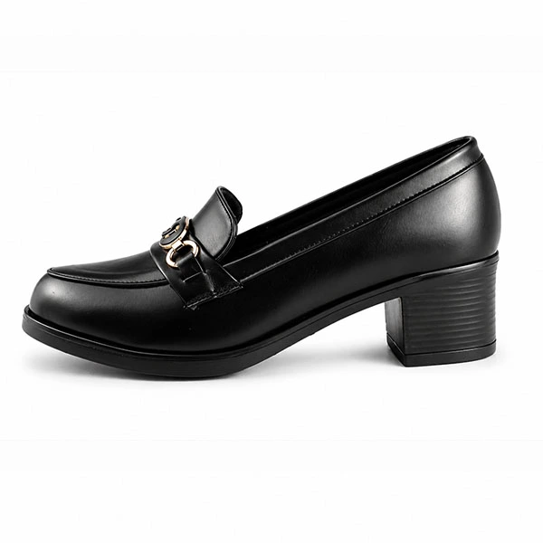  Chaussure pour femme CF012-1 noir chaussure homme cuir maroc 